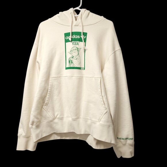 Adidas Star Wars X Adidas Yoda Hoodie Sweatshirt Size US XL - Picture 1 of 8